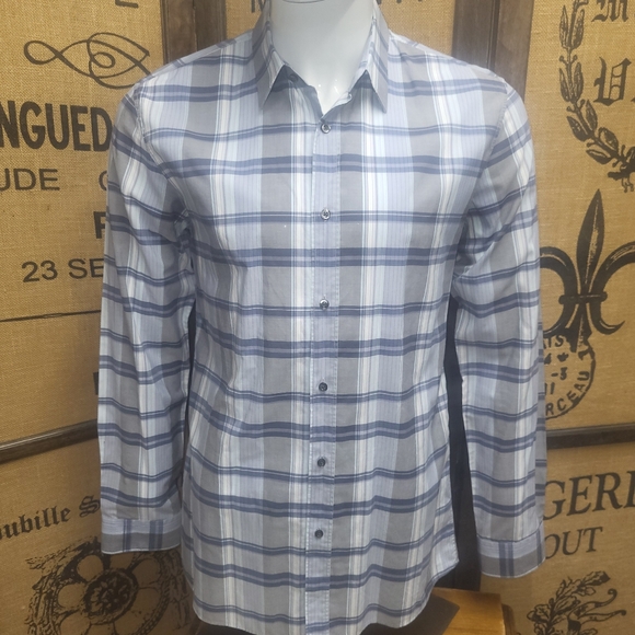 Hugo Boss Cotton Button Up Shirt, L, Slim Fit - Picture 1 of 8